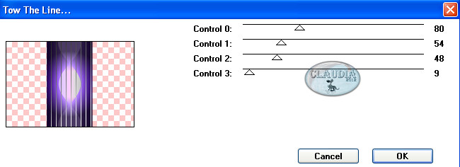 Instellingen filter Tramages - Tow The Line