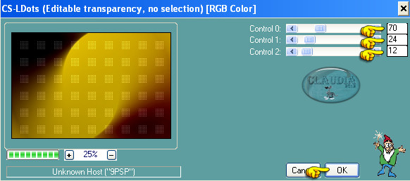 Instellingen filter Carolaine and Sensibility - CS-LDots