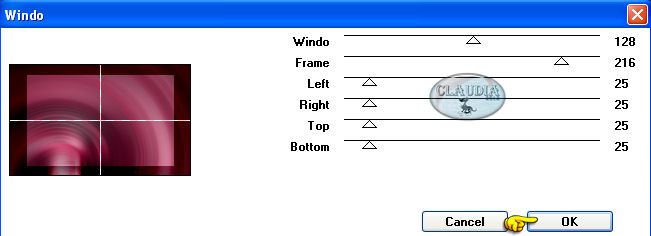 Instellingen filter Mock - Windo