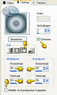 Instellingen Verloop