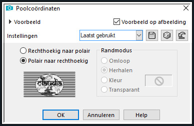 Effecten - Vervormingseffecten - Poolcoördinaten