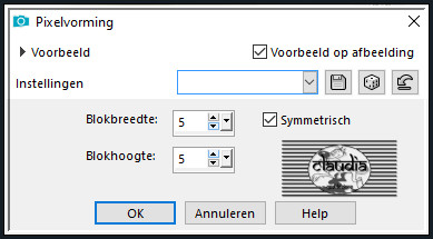 Effecten - Vervormingseffecten - Pixelvorming