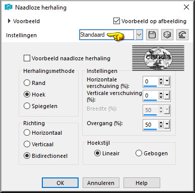 Effecten - Afbeeldingseffecten - Naadloze herhaling