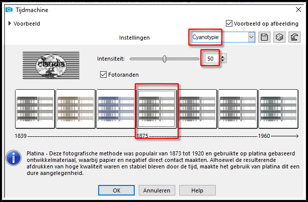 Effecten - Foto-effecten - Tijdmachine