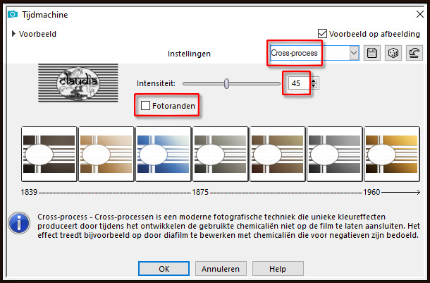 Effecten - Foto-effecten - Tijdmachine