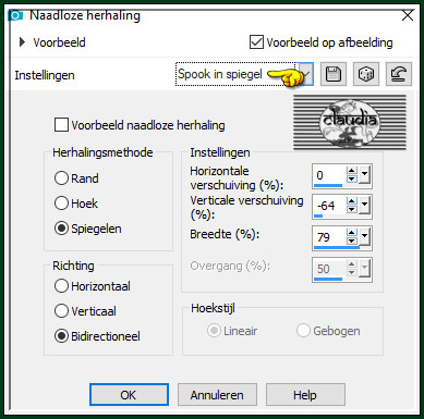 Effecten - Afbeeldingseffecten - Naadloze herhaling :