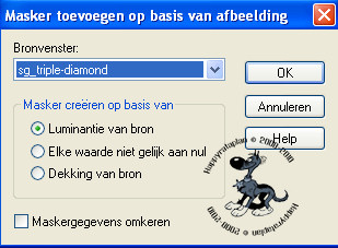 Instellingen voor het masker.