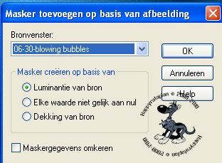 Instellingen voor het Masker.