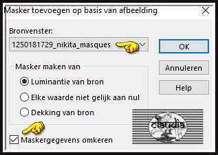 Lagen - Nieuwe maskerlaag - Uit afbeelding :