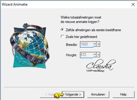 Volg nu de aanwijzigen op de onderstaande plaatjes