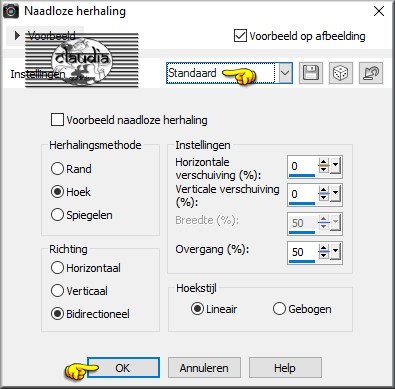 Effecten - Afbeeldingseffecten - Naadloze herhaling