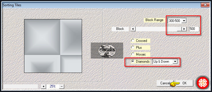 Effecten - Insteekfilters - Mehdi - Sorting Tiles