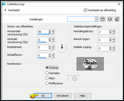 Effecten - Reflectie-effecten - Caleidoscoop