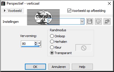 Effecten - Geometrische effecten - Perspectief - verticaal