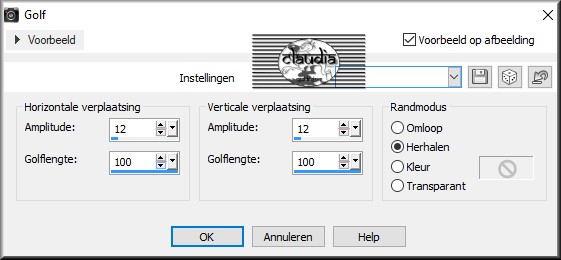 Effecten - Vervormingseffecten - Golf 