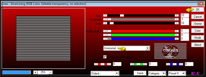 Effecten - Insteekfilters - AP 01 [Innovations] - Lines - SilverLining :