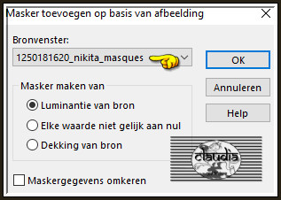 Lagen - Nieuwe maskerlaag - Uit afbeelding :