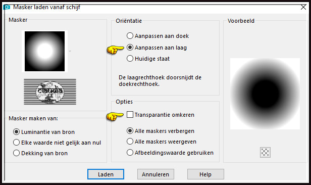 Lagen - Masker laden/opslaan - Masker laden vanaf schijf