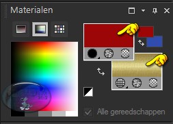 Zo moet het Kleurenpallet nu staan