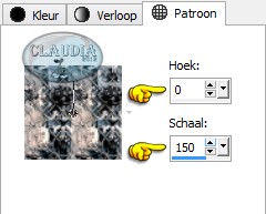 Instellingen voor het patroon