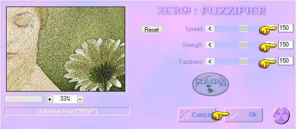 Instellingen filter Xero - Fuzzifier