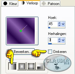Instellingen verloop
