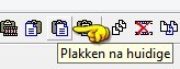 Plakken na huidige