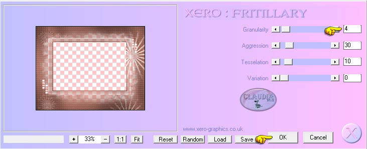 Effecten - Insteekfilters - Xero - Fritillary