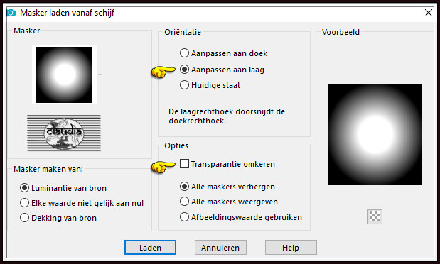 Lagen - Masker laden/opslaan - Masker laden vanaf schijf : 20-20