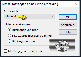 Lagen - Nieuwe maskerlaag - Uit afbeelding