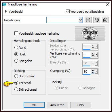 Effecten - Afbeeldingseffecten - Naadloze herhaling :