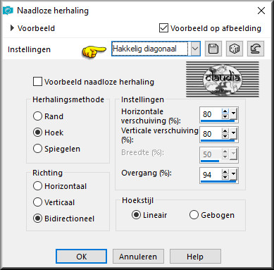 Effecten - Afbeeldingseffecten - Naadloze herhaling