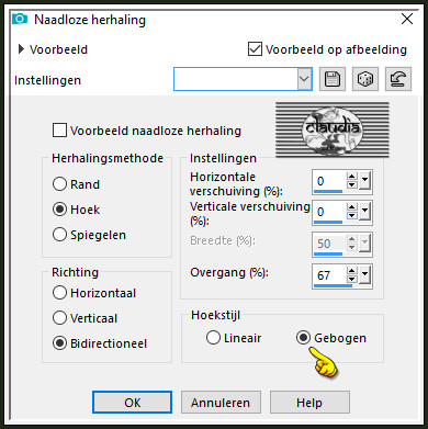 Effecten - Afbeeldingseffecten - Naadloze herhaling