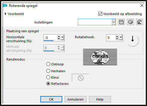 Effecten - Reflectie-effecten - Roterende spiegel 