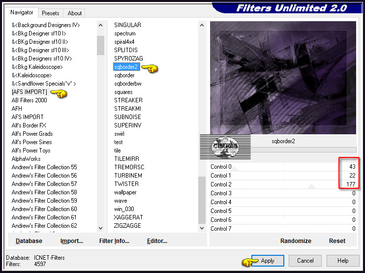 Effecten - Insteekfilters - <I.C.NET Software> - Filters Unlimited 2.0 - [AFS IMPORT] - sqborder2