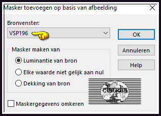 Lagen - Nieuwe maskerlaag - Uit afbeelding