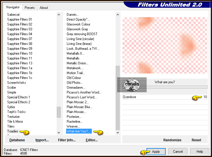 Effecten - Insteekfilters - <I.C.NET Software> - Filters Unlimited 2.0 - Toadies - What Are You?