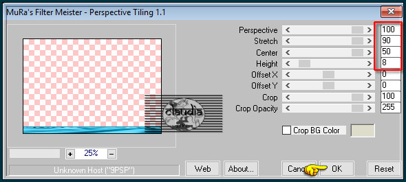 Effecten - Insteekfilters - MuRa's Meister - Perspective Tiling