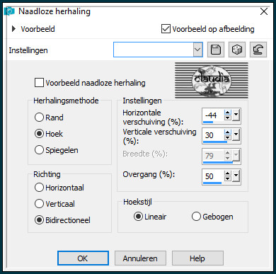 Effecten - Afbeeldingseffecten - Naadloze herhaling