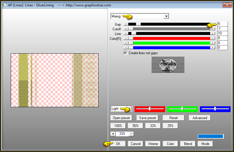 Effecten - Insteekfilters - AP [Lines] - Lines - SilverLining 