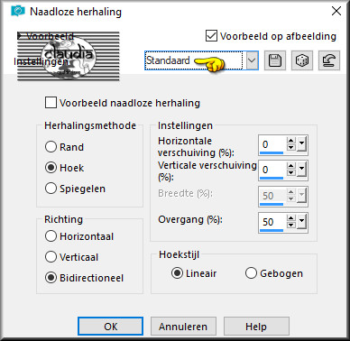 Effecten - Afbeeldingseffecten - Naadloze herhaling