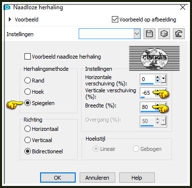 Effecten - Afbeeldingseffecten - Naadloze herhaling