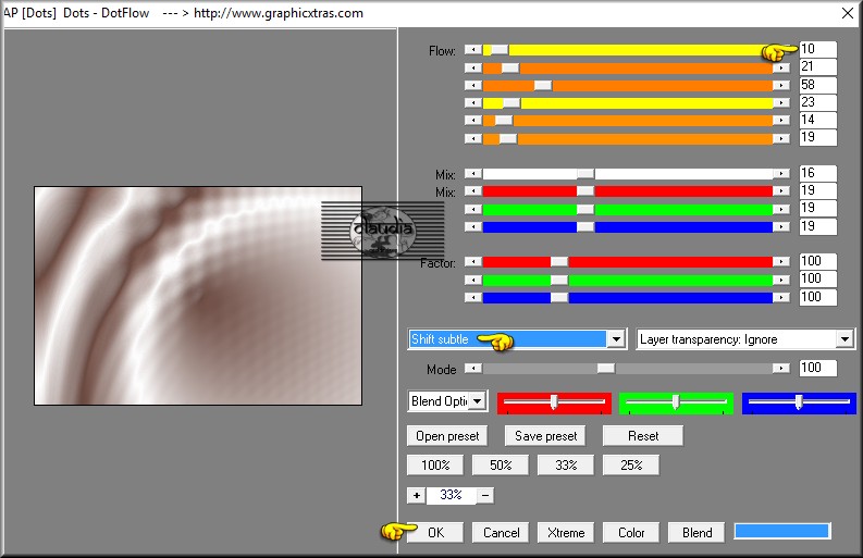 Effecten - Insteekfilters - AP [Dots] - Dots - Dotflow