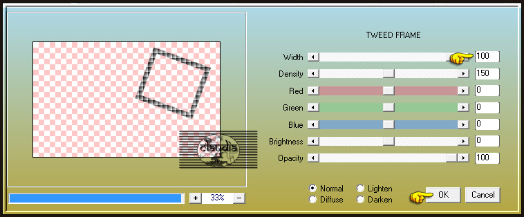 Effecten - Insteekfilters - AAA Filters - Tweed Frame