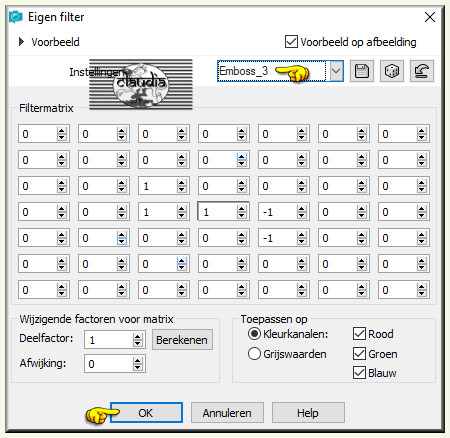 Effecten - Eigen filter - Emboss_3