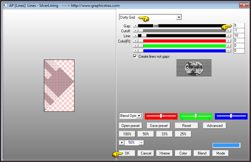 Effecten - Insteekfilters - AP [Lines] - Lines - SilverLining