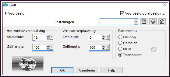 Effecten - Vervormingseffecten - Golf 