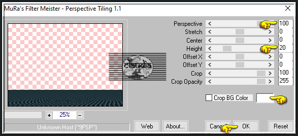 Effecten - Insteekfilters - MuRa's Meister - Perspective Tiling