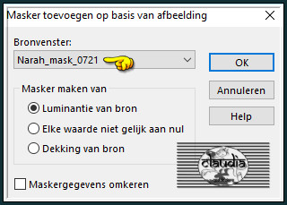Lagen - Nieuwe maskerlaag - Uit afbeelding
