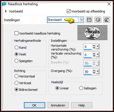 Effecten - Afbeeldingseffecten - Naadloze herhaling 